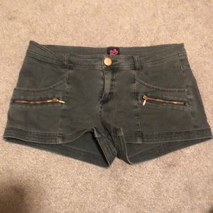 2B Bebe Grey Jean Shorts